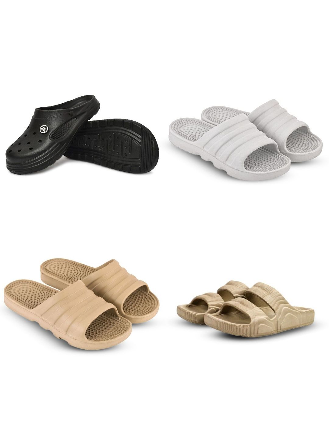 Feel alive Men Set of 4 Lightweight Clogs