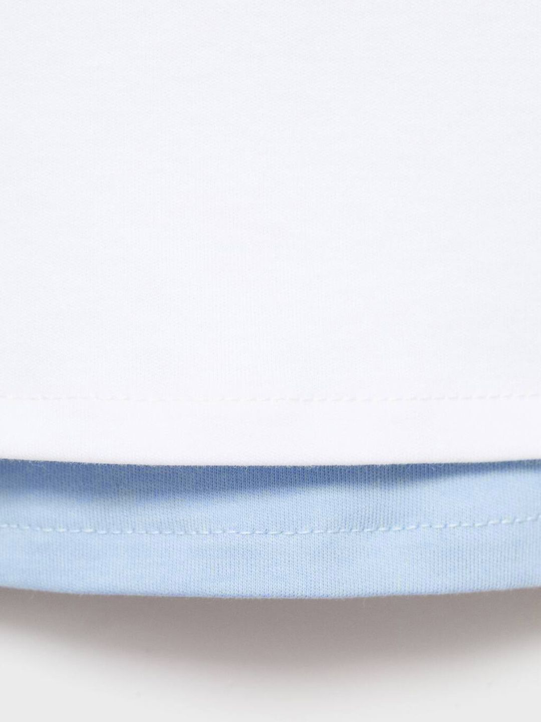 Double Layered Pure Cotton T-shirt