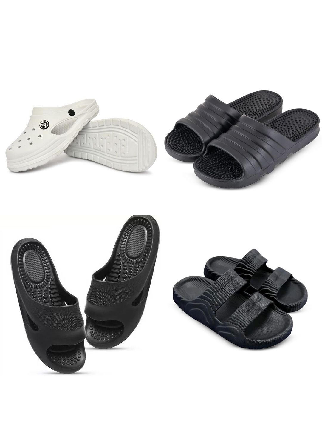 Feel alive Men Set of 4 Flip Flops