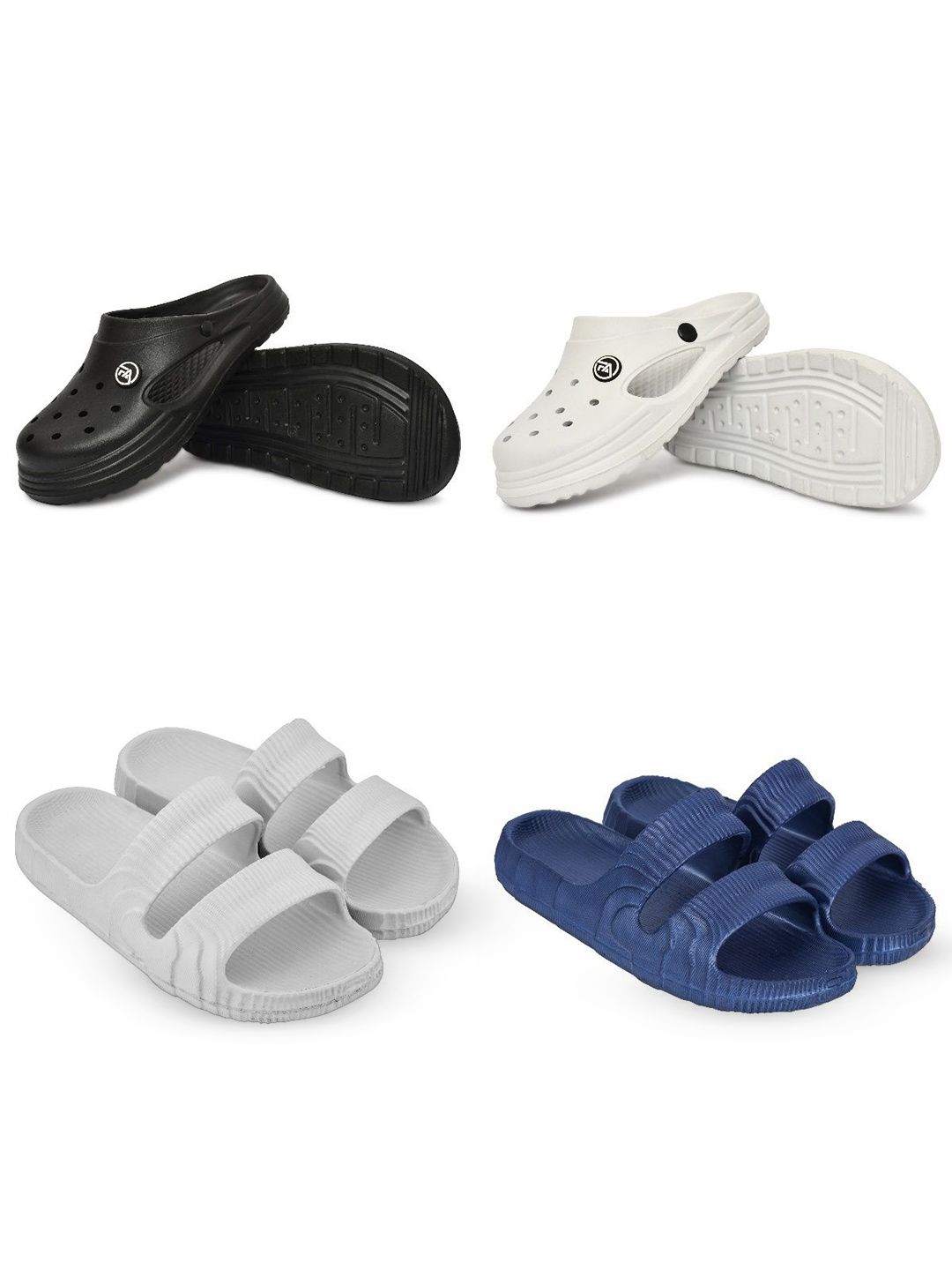 Feel alive Men Pack Of 4 Clogs
