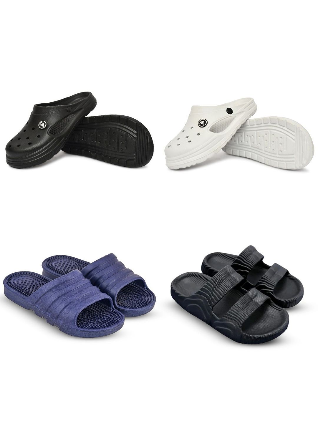 Feel alive Men Set Of 4 Lightweight Sliders