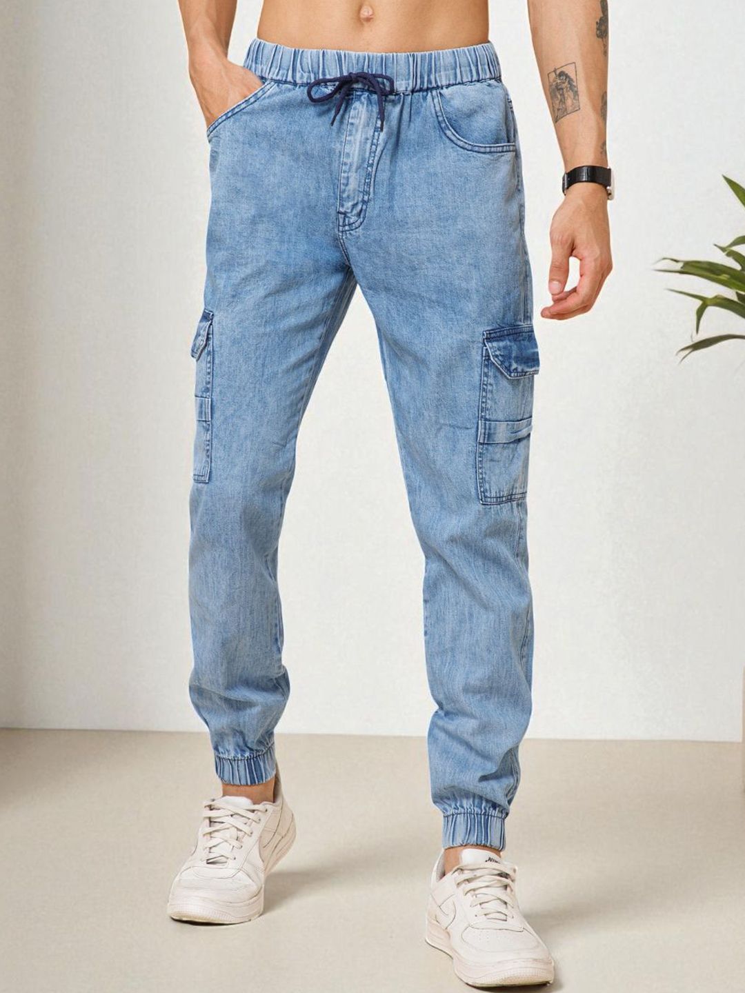 STUDIO NEXX Men Mid-Rise Jogger Jeans