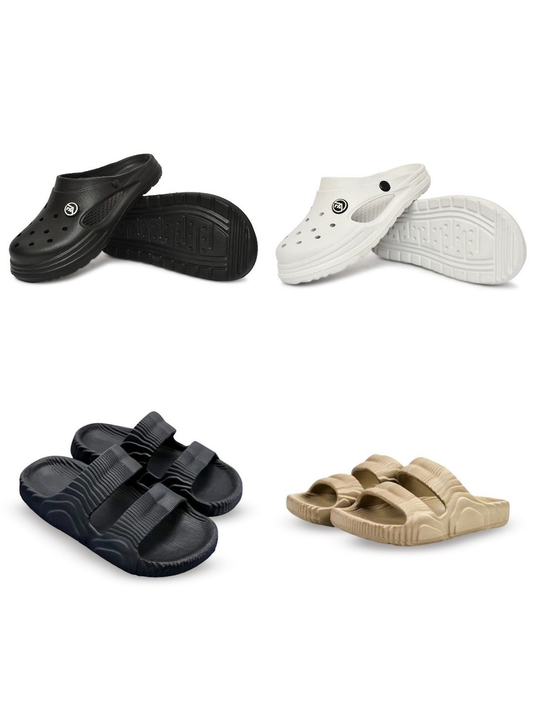 Feel alive Men Set Of 4 Lightweight Sliders