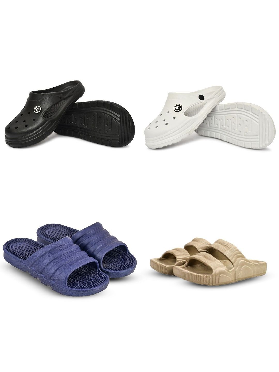 Feel alive Men Pack Of 4 Clogs