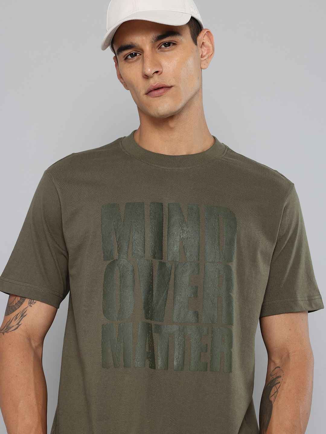 Flying Machine Flying Machine Typography Printed Pure Cotton T-shirt