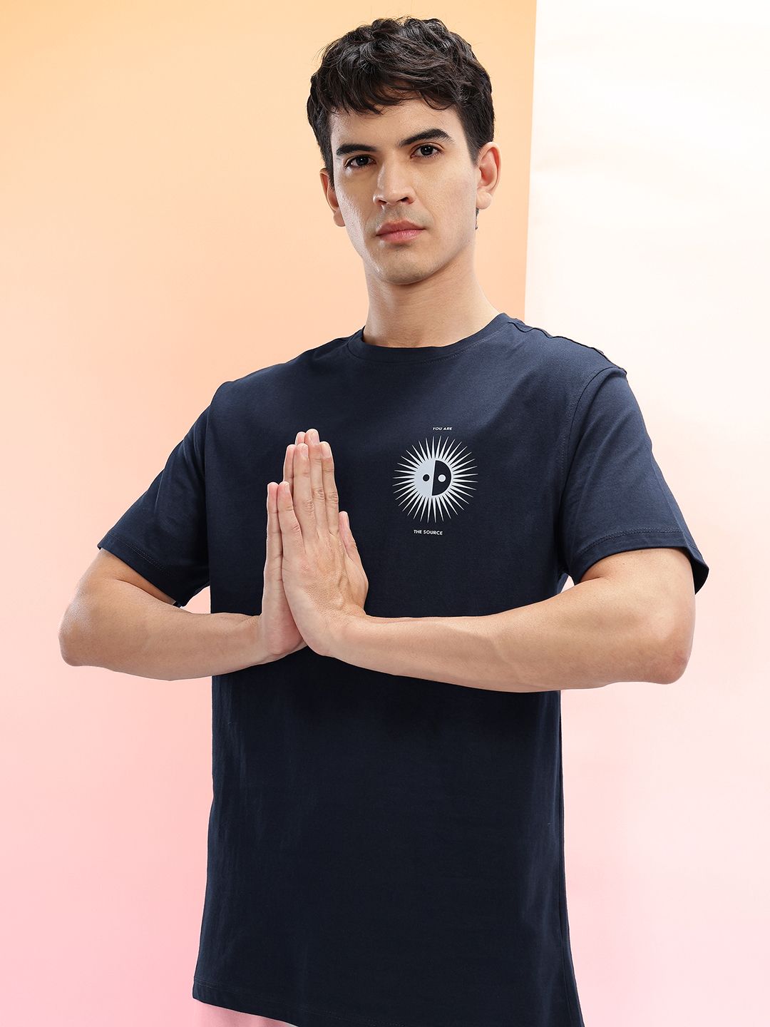 HRX by Hrithik Roshan Men Printed Yoga T-shirt