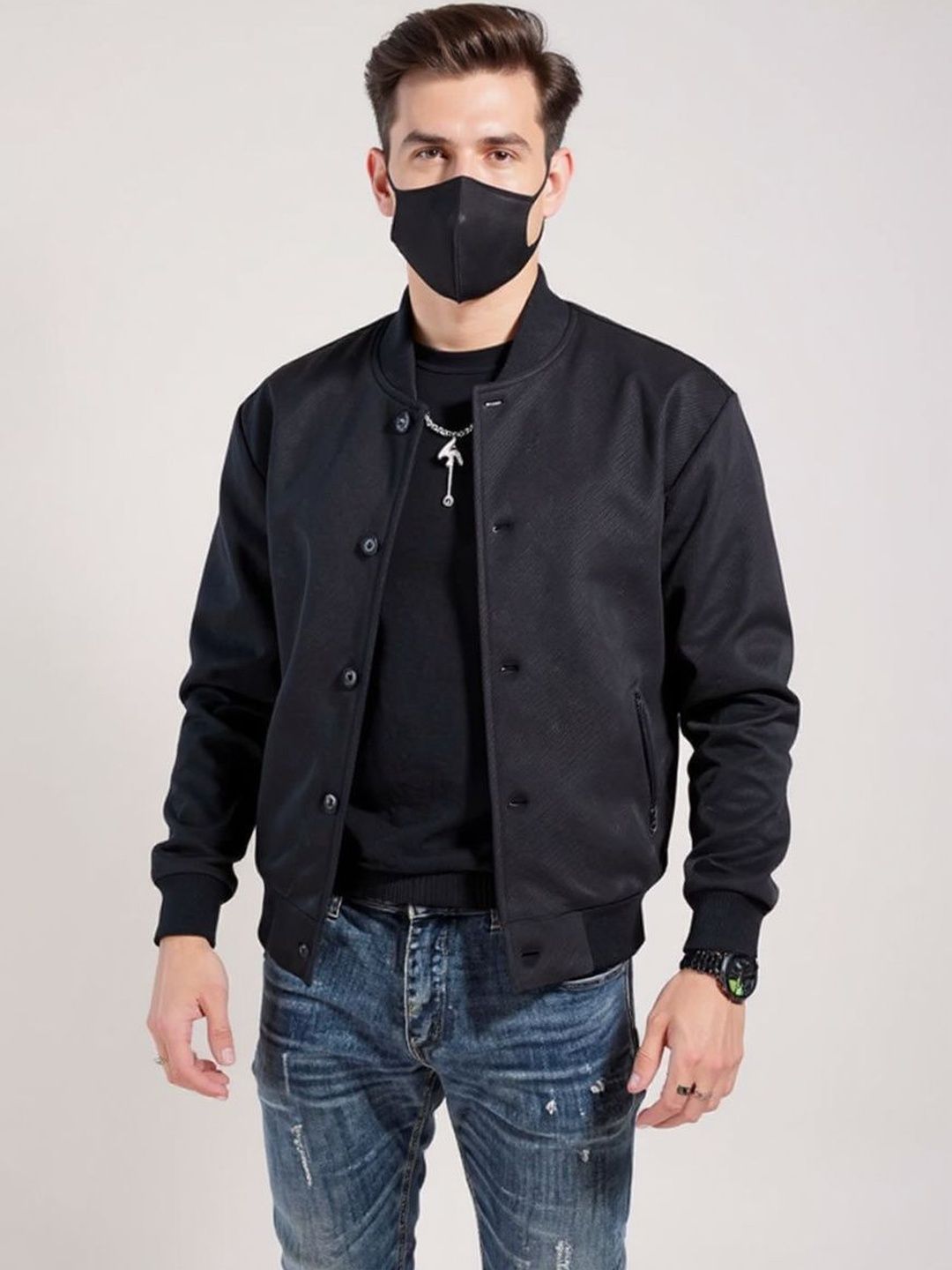 HERE&NOW Men Solid Tailored Jacket