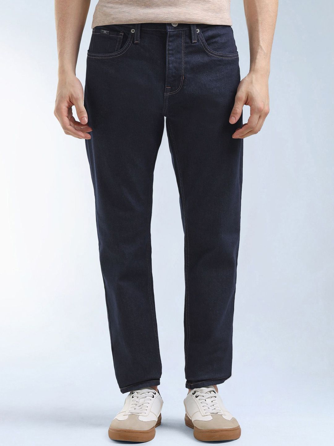 Flying Machine Men Tapered Fit Mid-Rise Stretchable Jeans