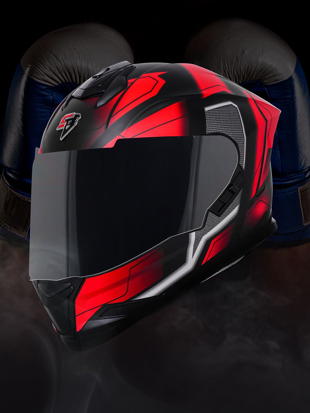 Steelbird Graphic Printed SBH 57 Fighter Steel Helmet