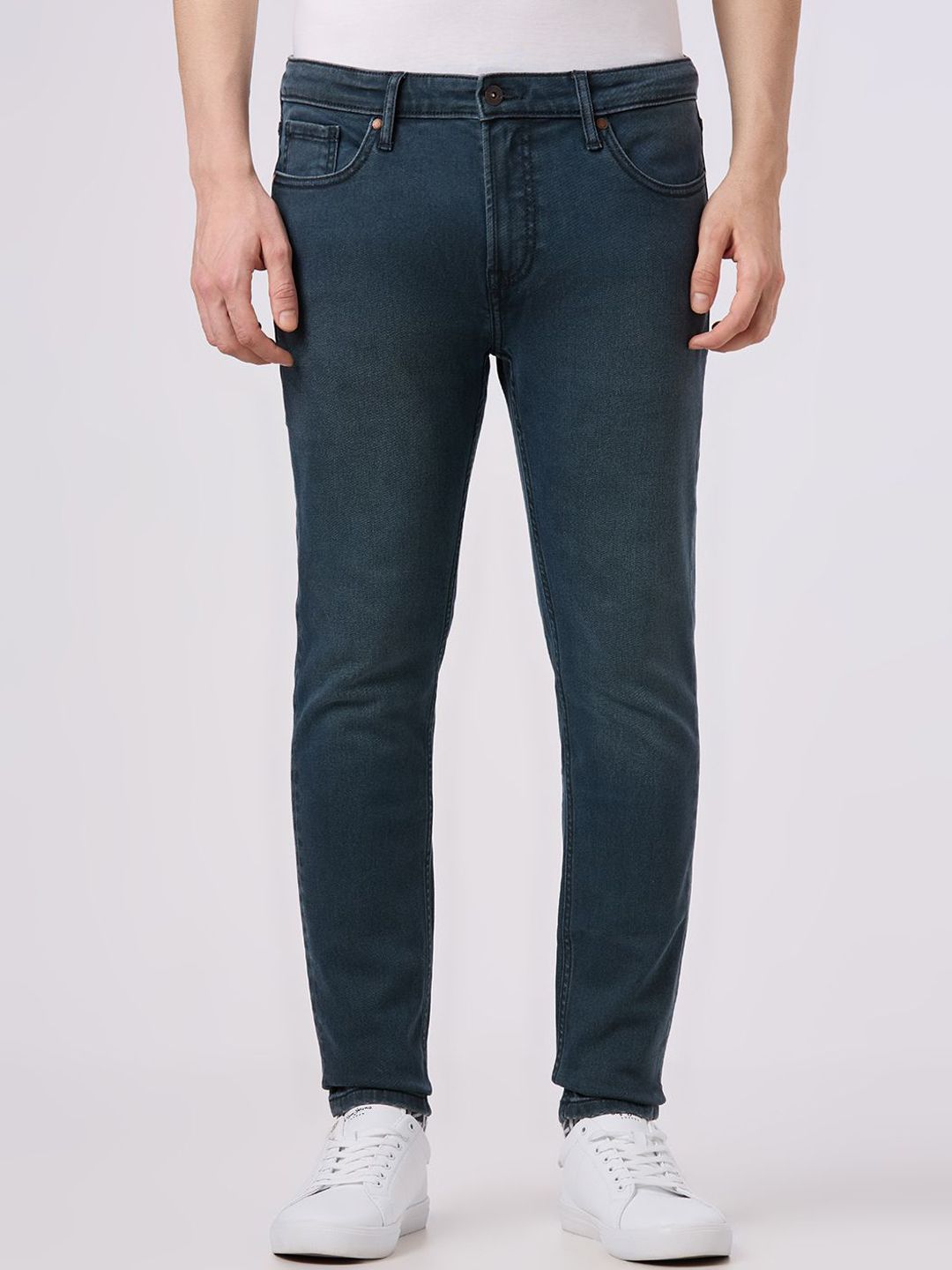 Pepe Jeans Men Skinny Fit Mid-Rise Stretchable Jeans