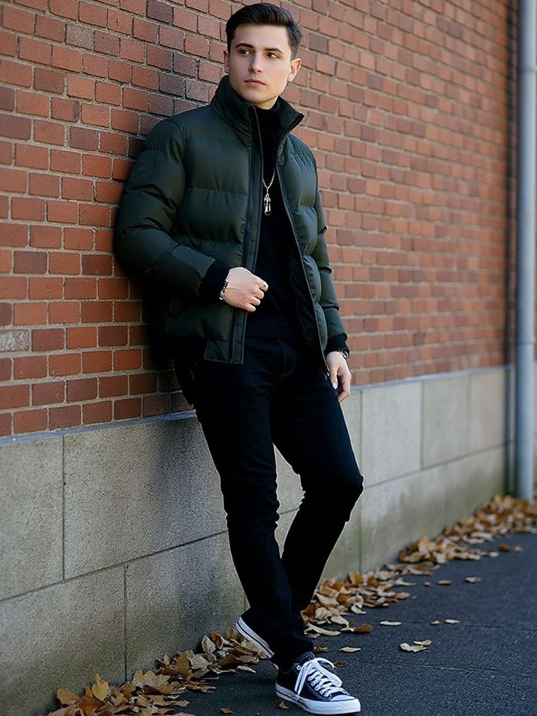 HERE&NOW Men Open Front Jacket