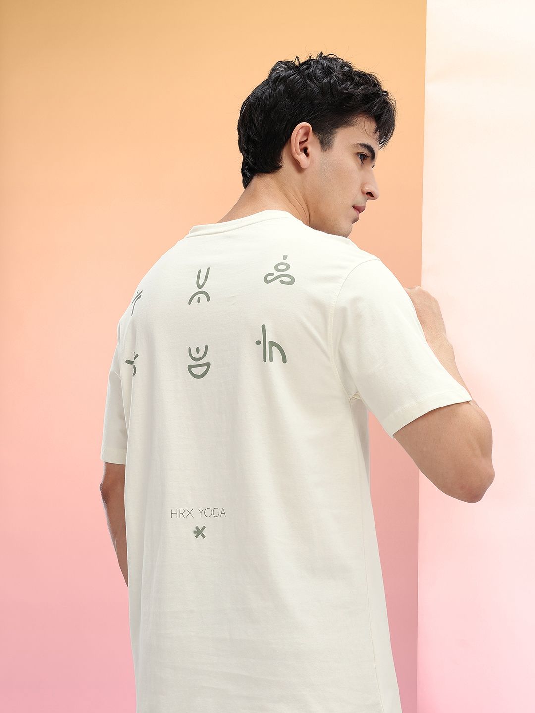 HRX by Hrithik Roshan Men Printed Yoga T-shirt
