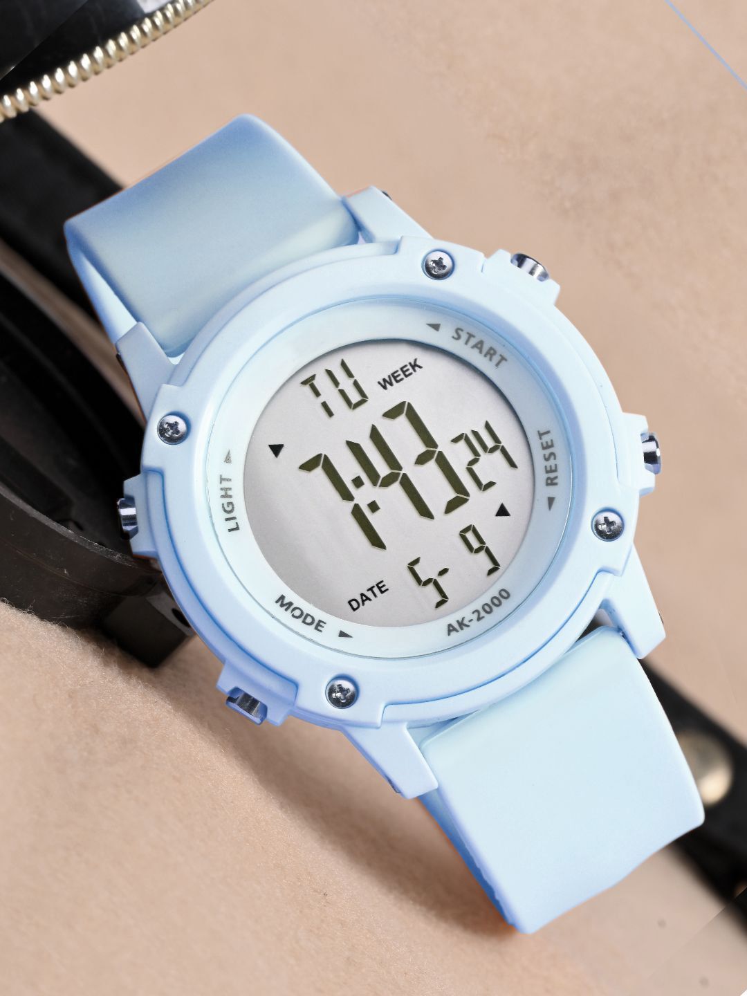 ON TIME OCTUS Unisex Dial & Straps Digital Watch DIGITAL-038 SKY BLUE
