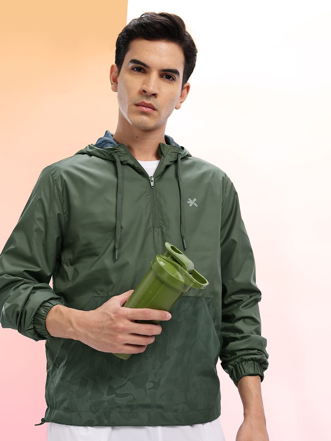 HRX by Hrithik Roshan Hooded Training Jacket