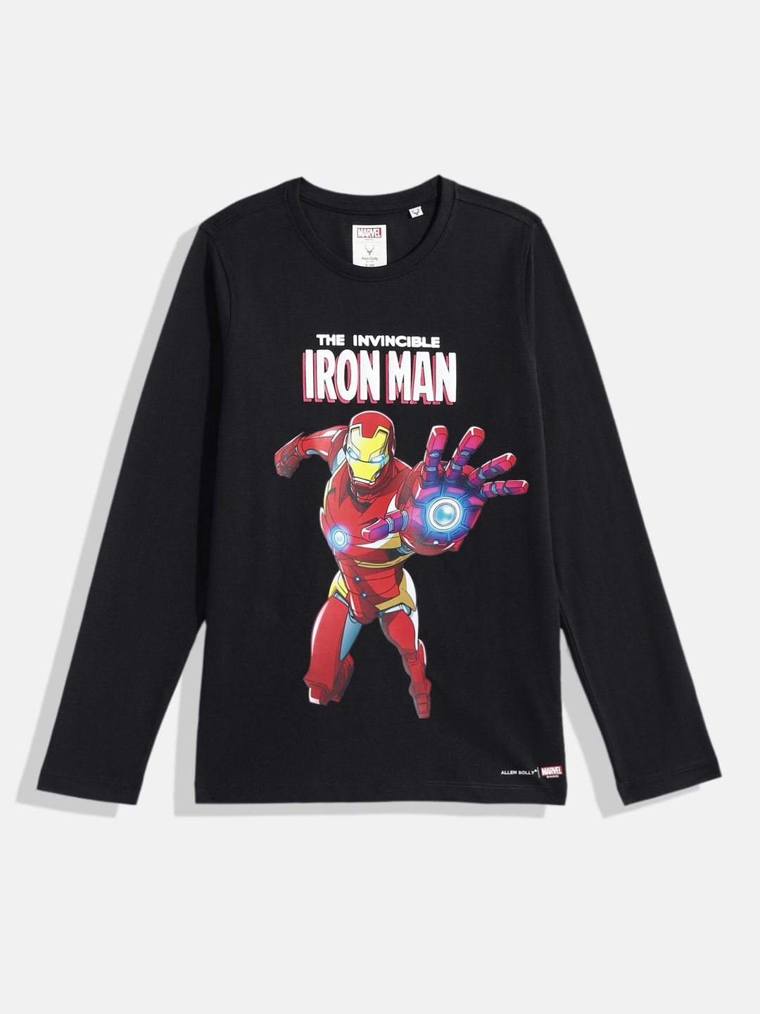 Allen Solly Junior Boys Iron Man Printed Pure Cotton T-shirt