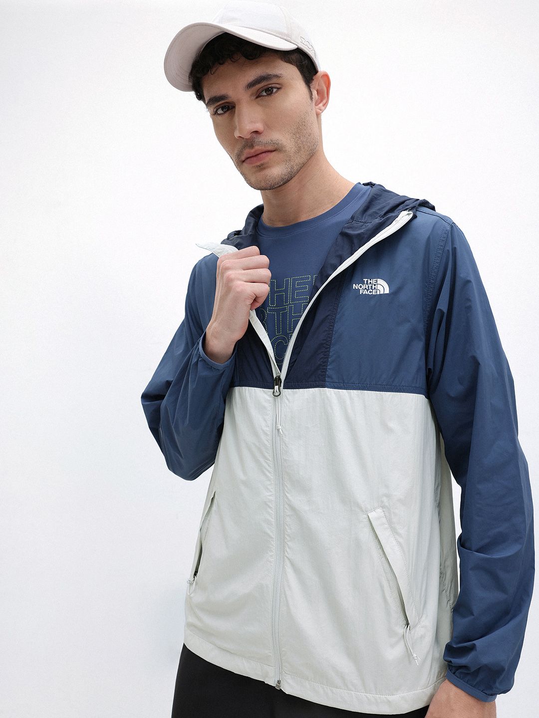 Buy The North Face Colourblocked Hooded MFO CYC C/B Sporty Jacket