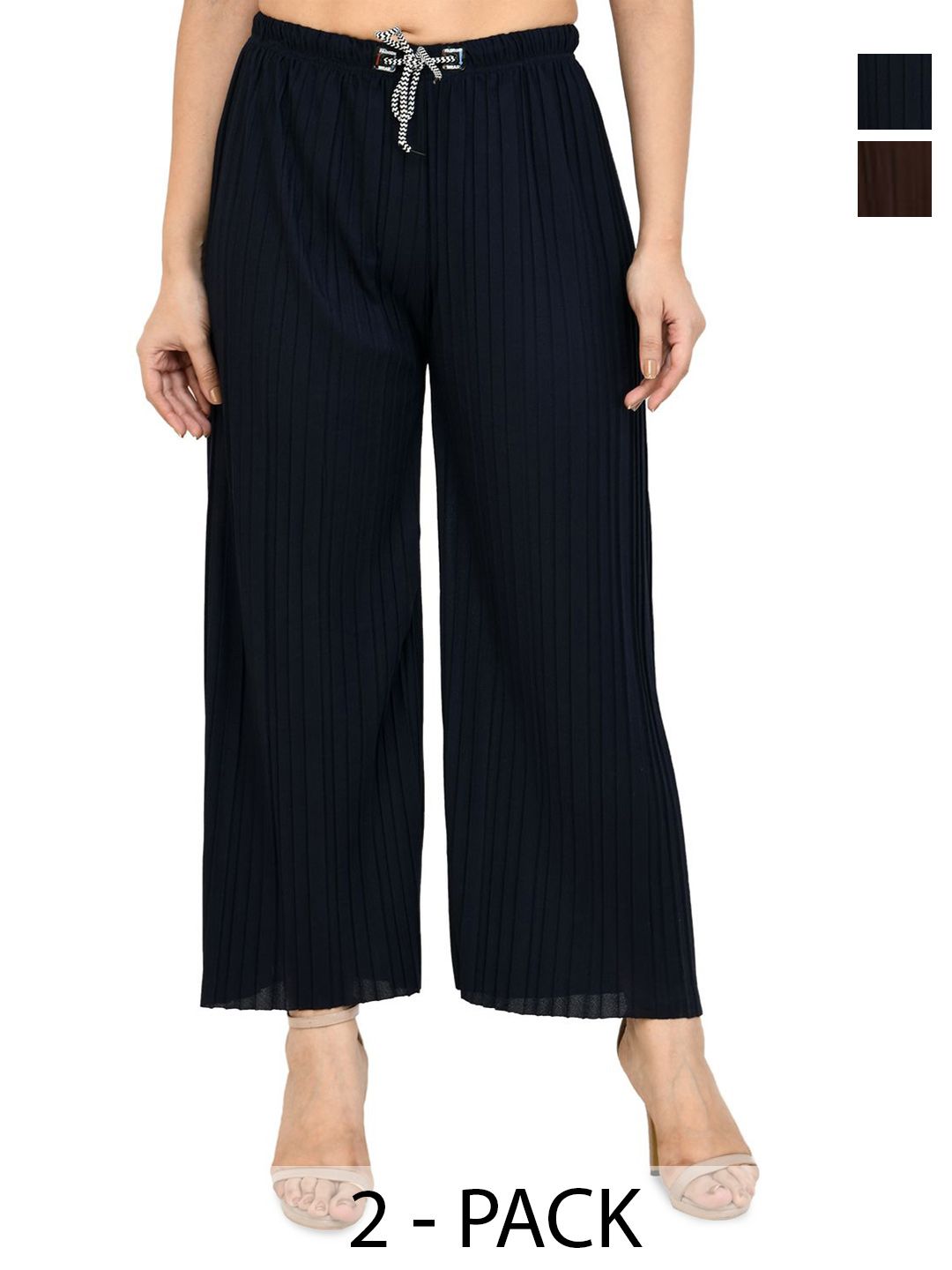 Brainbees Women Pack of 2 Palazzos