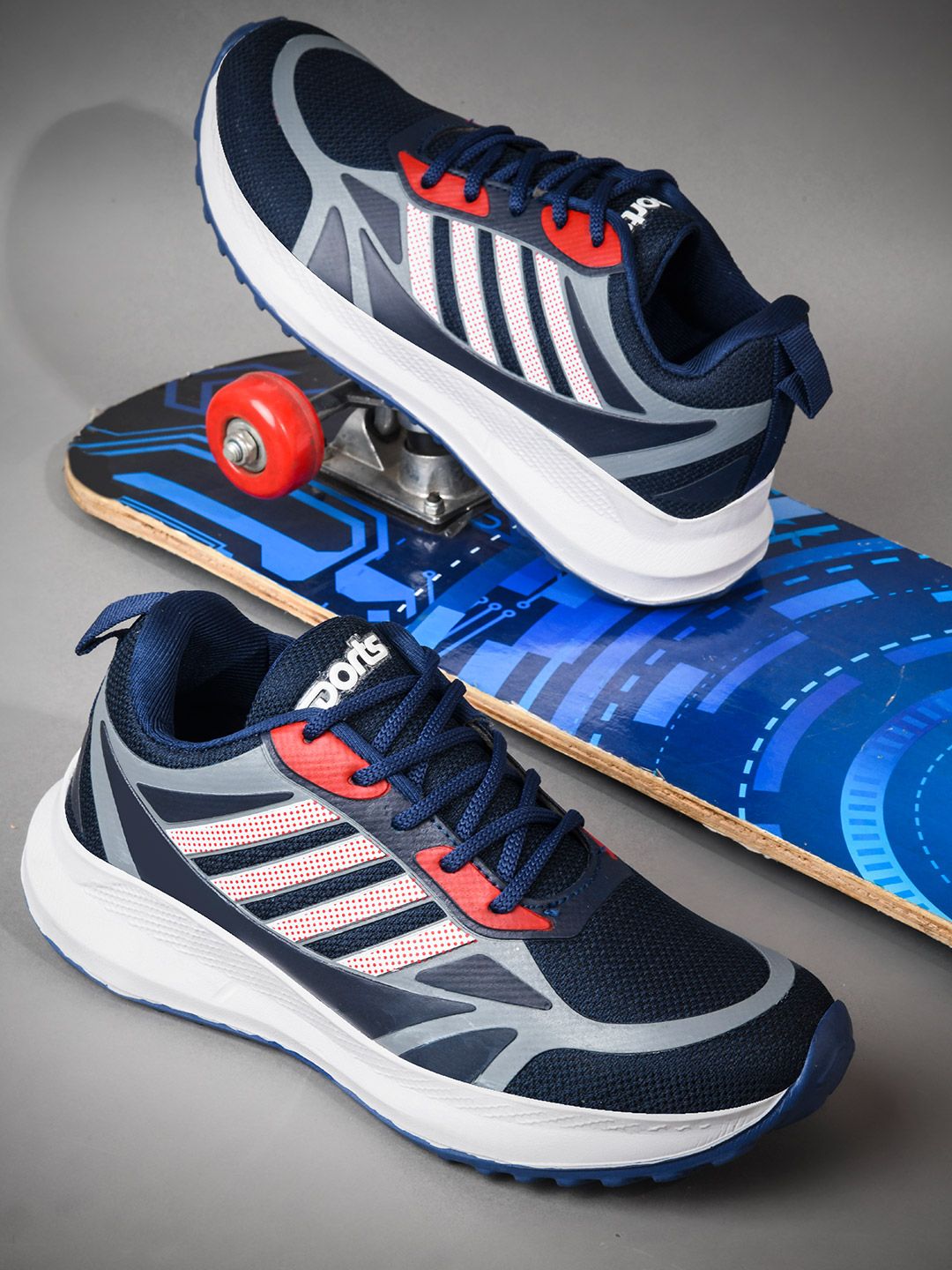 Deflow Men Lace-Ups Walking Sports Shoes