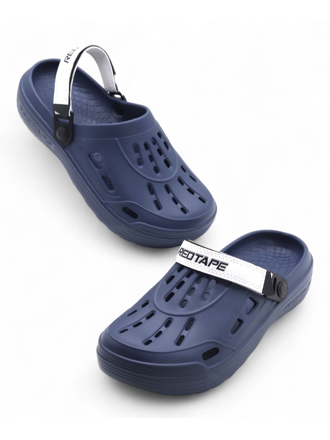 Red Tape Men Ventilation Ports & Adjustable Back Strap Clogs