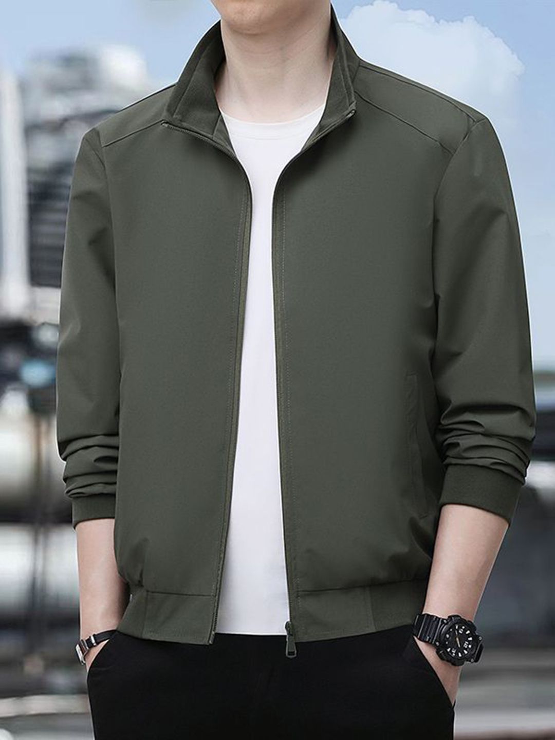 StyleCast x Revolte Men Lightweight Outdoor Tailored Jacket