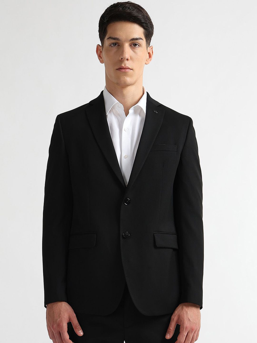 Arrow Tailored-Fit Notched Lapel Collar Single Breasted Formal Blazer