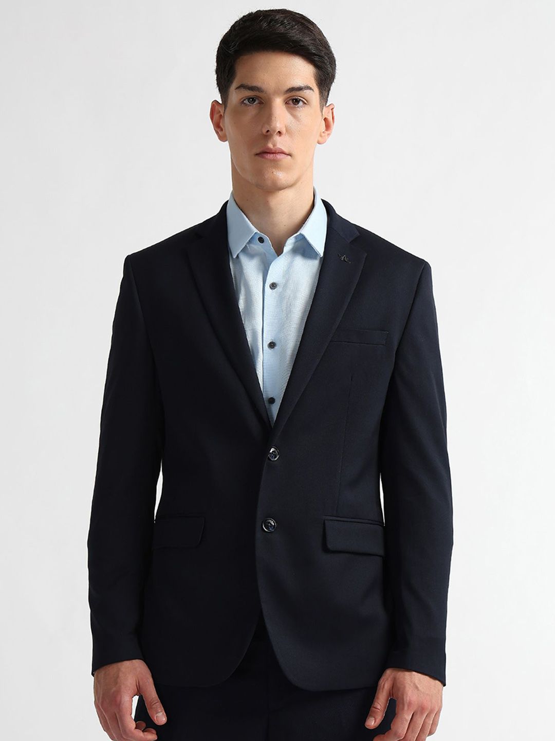 Arrow Tailored-Fit Notched Lapel Collar Single Breasted Formal Blazer