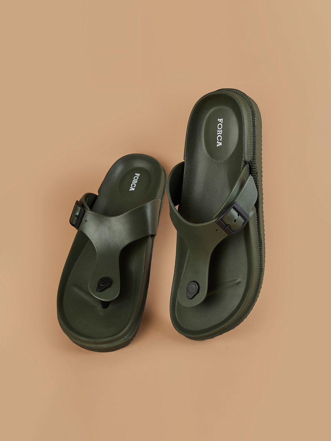 Forca Men Solid Thong Flip-Flops