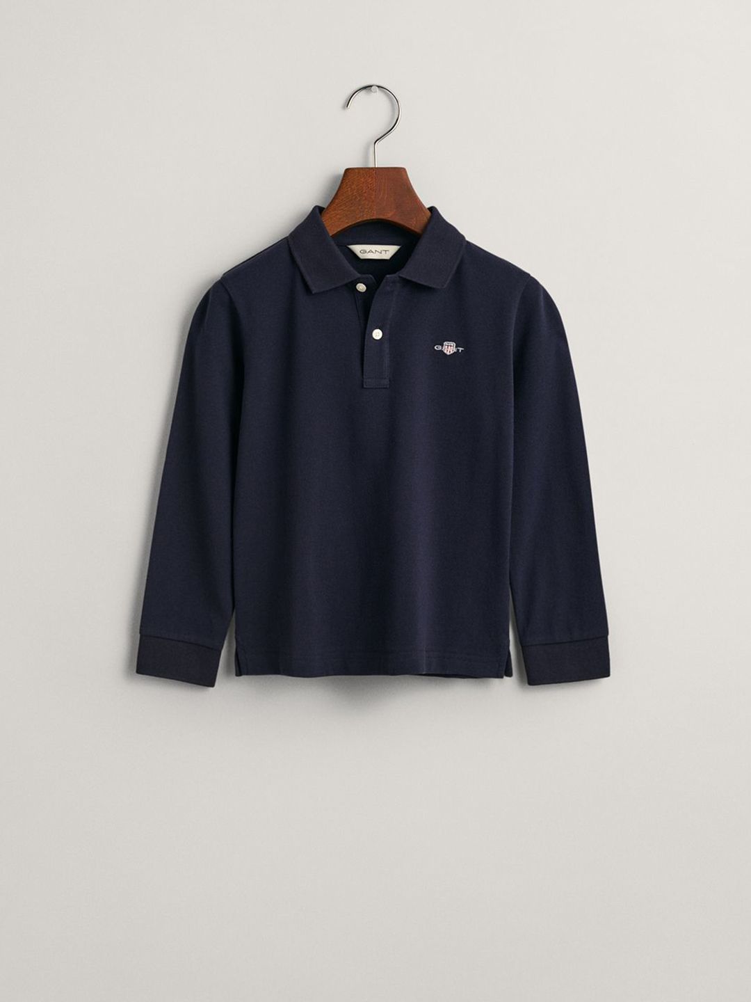 GANT Boys Polo Collar Pure Cotton T-Shirt