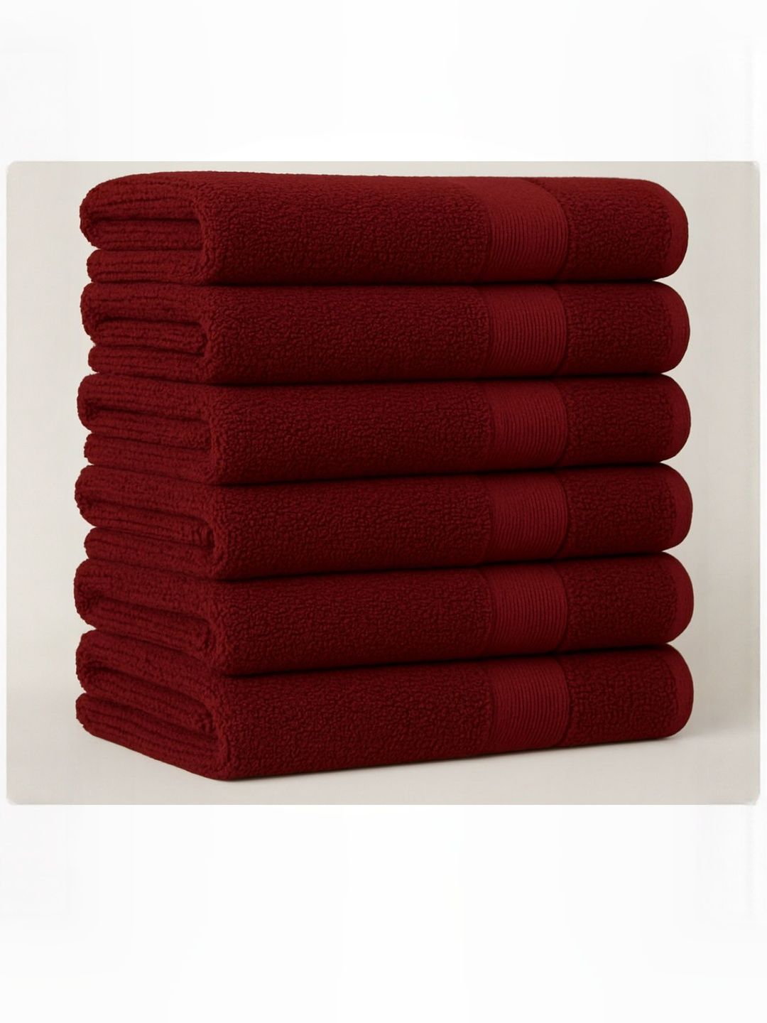 Dollar Dollar Bamboo Hand Towel Ultra Absorbent & Odour-Free 3X Softer Than Cotton Towels 40 x 60 cm (Pack of 6)