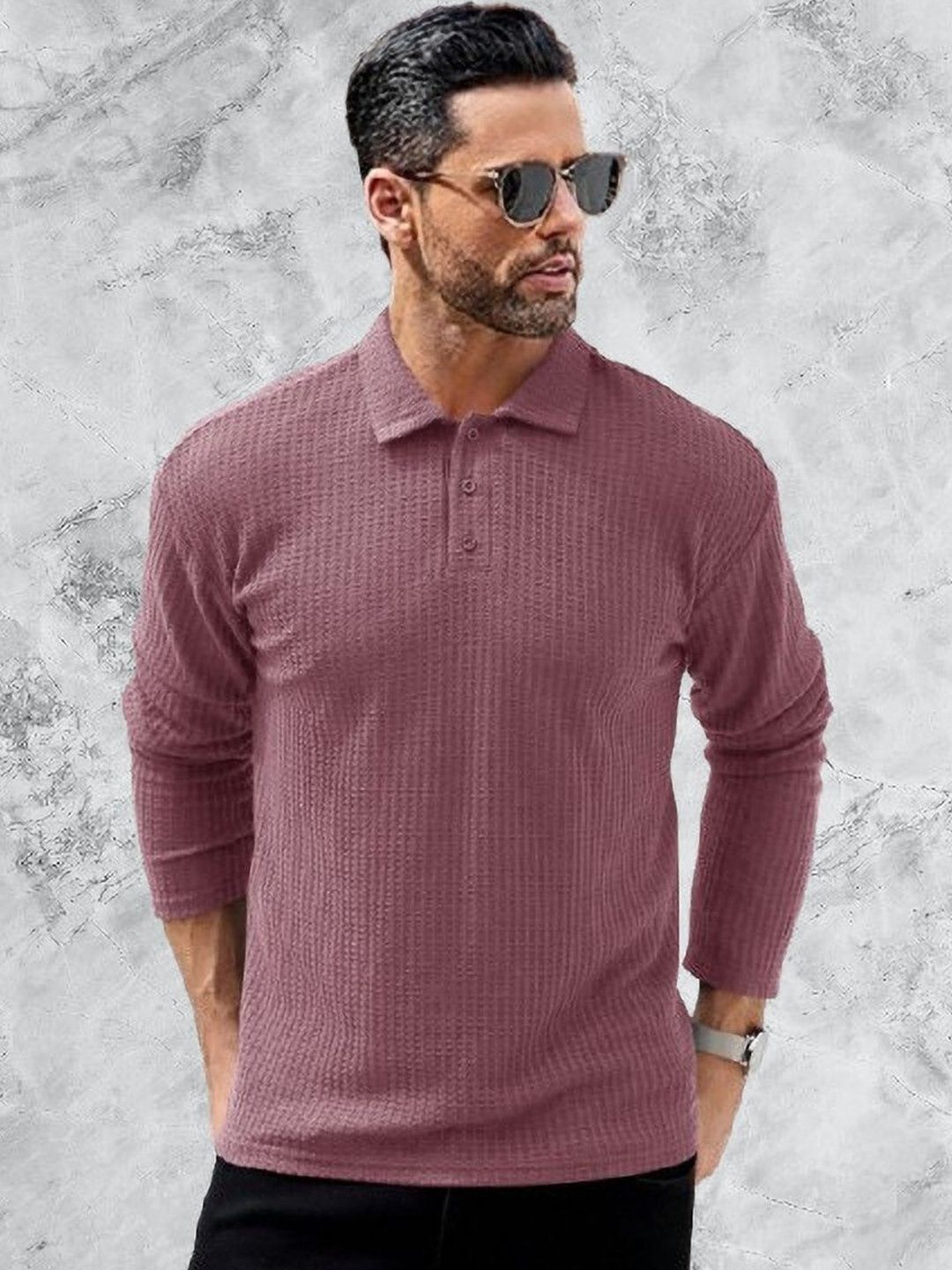 HOODLER Polo Collar Pure Cotton T-shirt