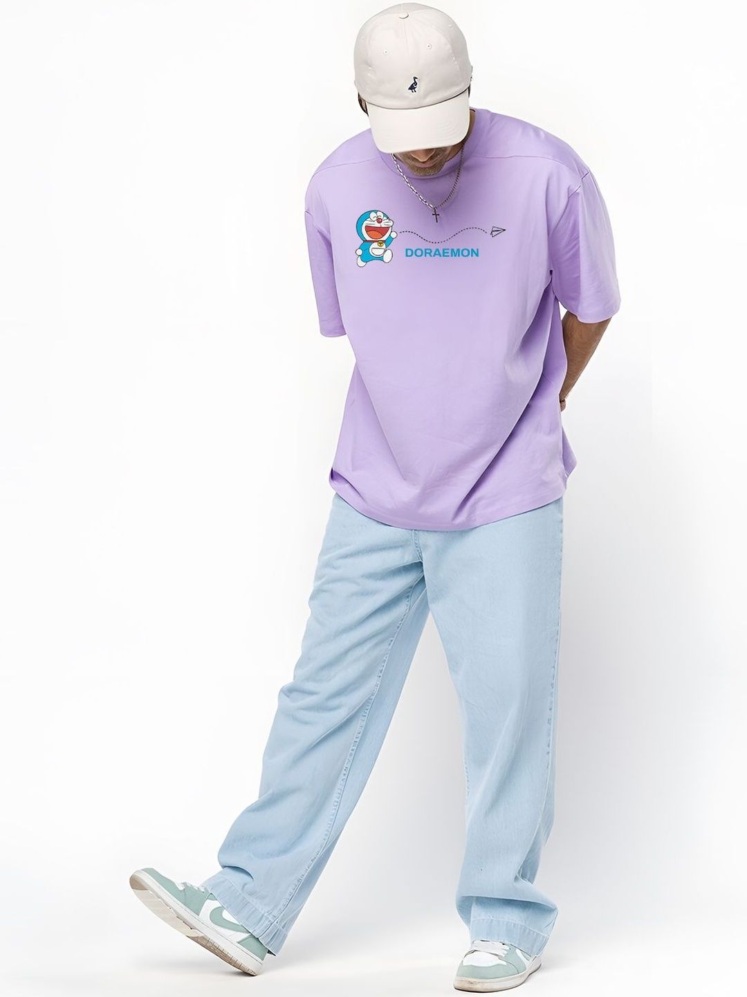 BDSQUARE Graphic Printed Short Sleeves Pure Cotton Oversized T-shirt