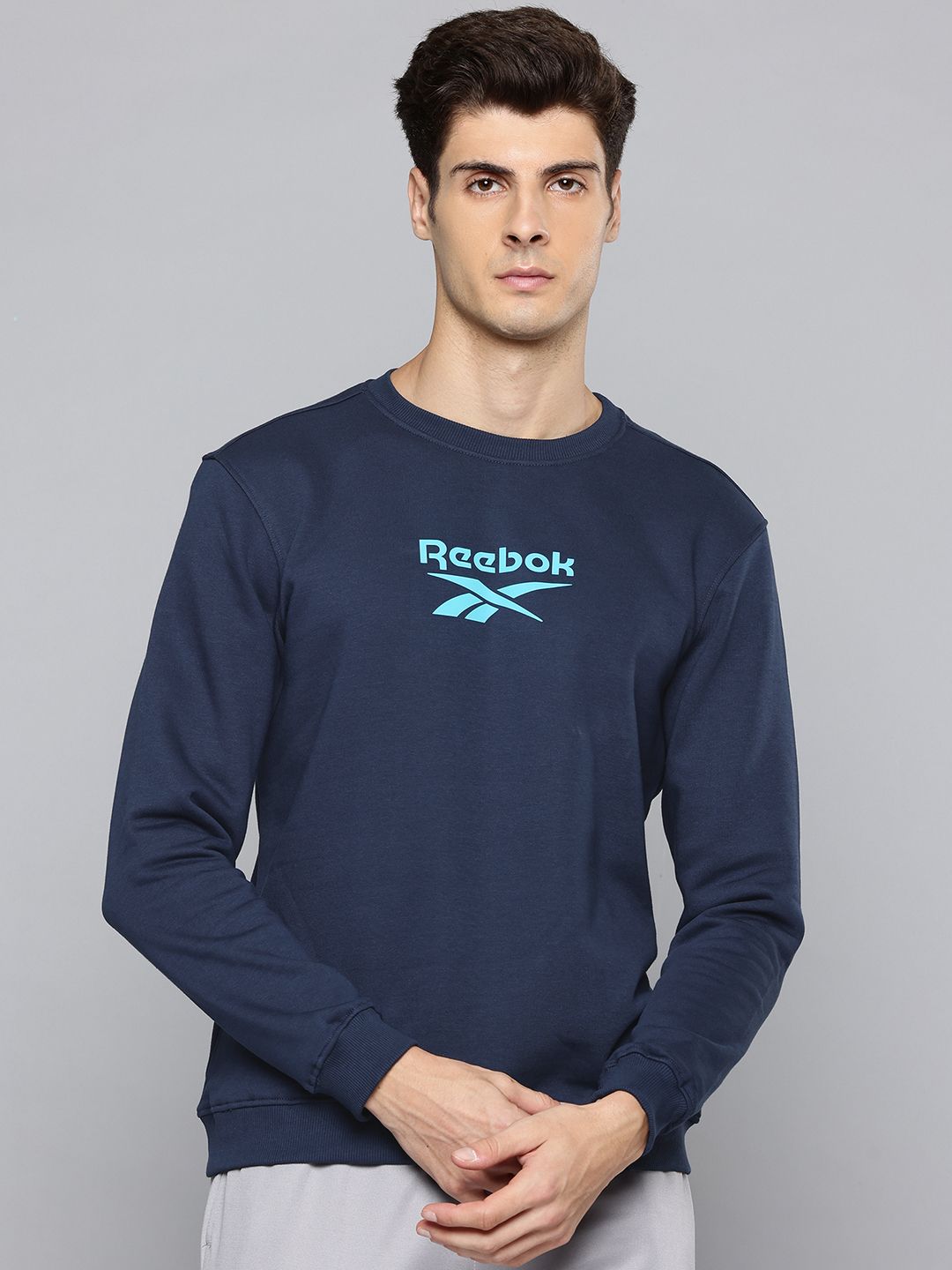 Reebok Brand Logo Print Sweatshirt