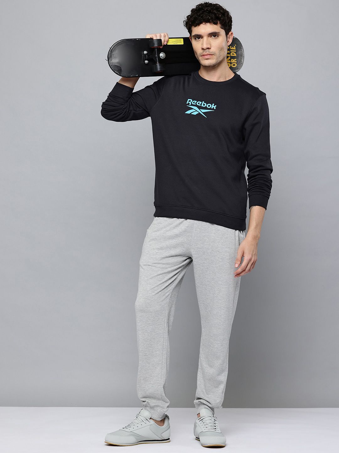 Reebok Brand Logo Print Sweatshirt