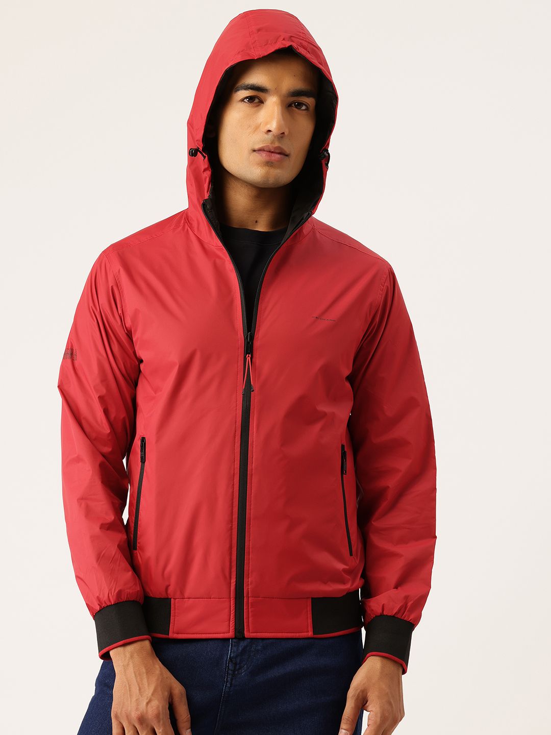 Okane Reversible Hooded Bomber Jacket