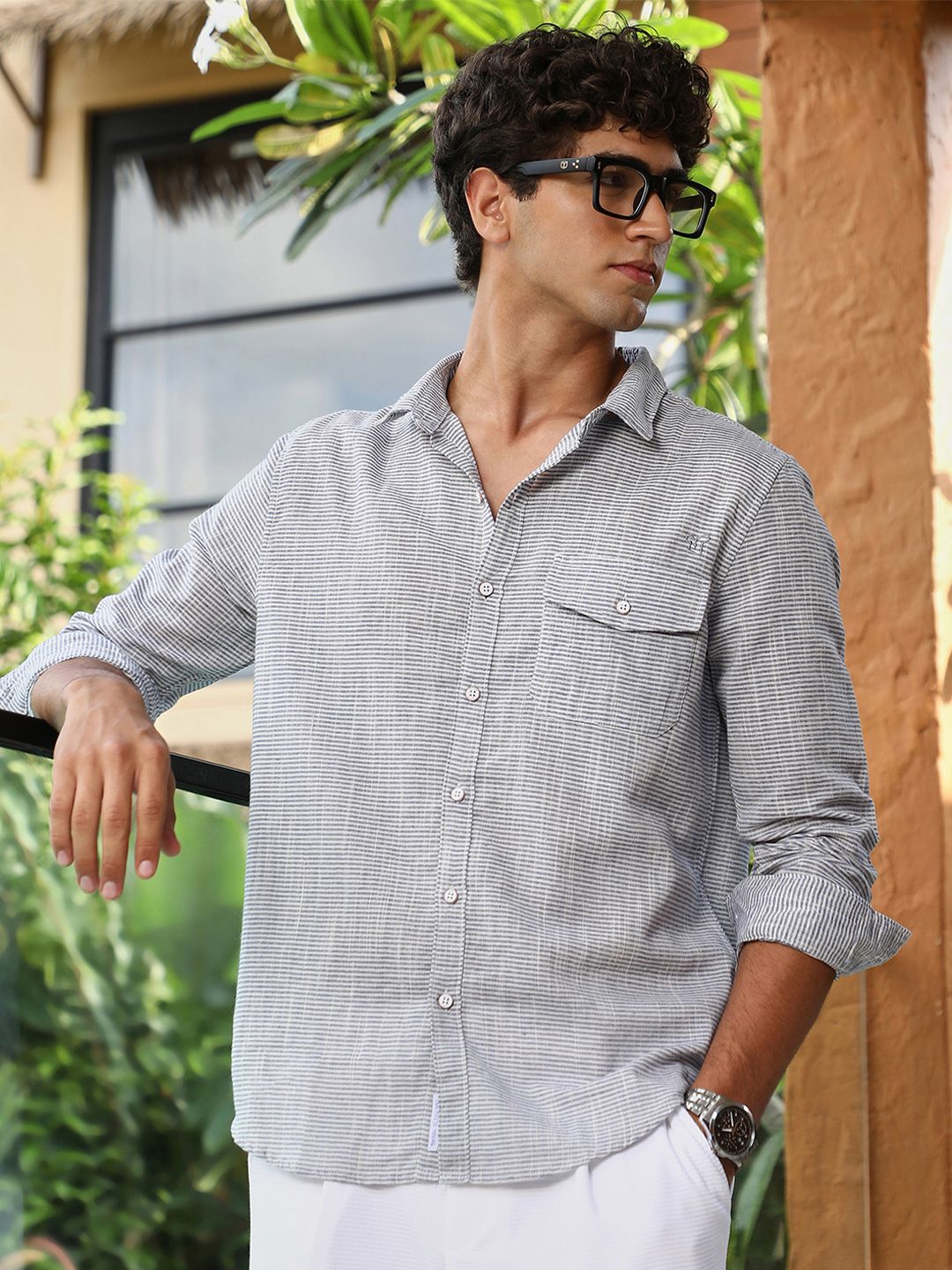 CAHOOT Multi Stripes Striped Comfort Casual Shirt