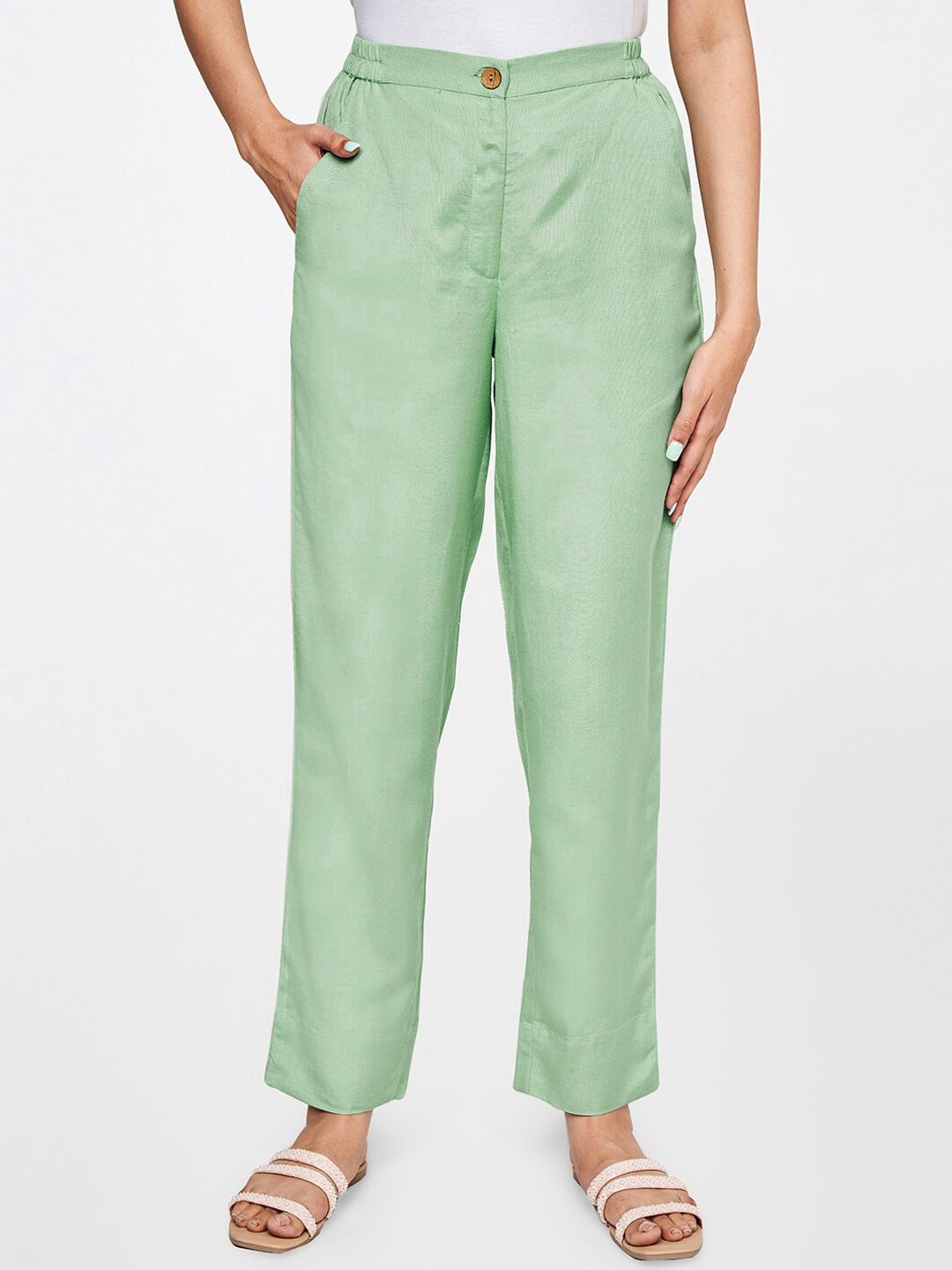 Global Desi Global Desi Women Straight Fit Trousers