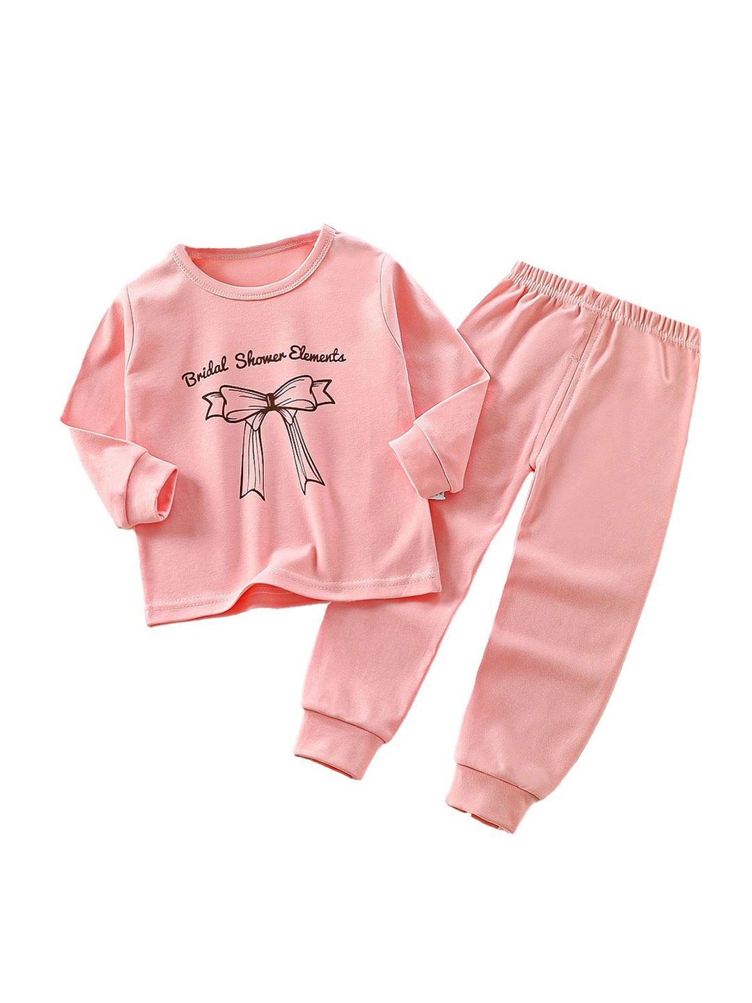 StyleCast x Revolte Girls Printed Pure Cotton T-shirt With Trousers