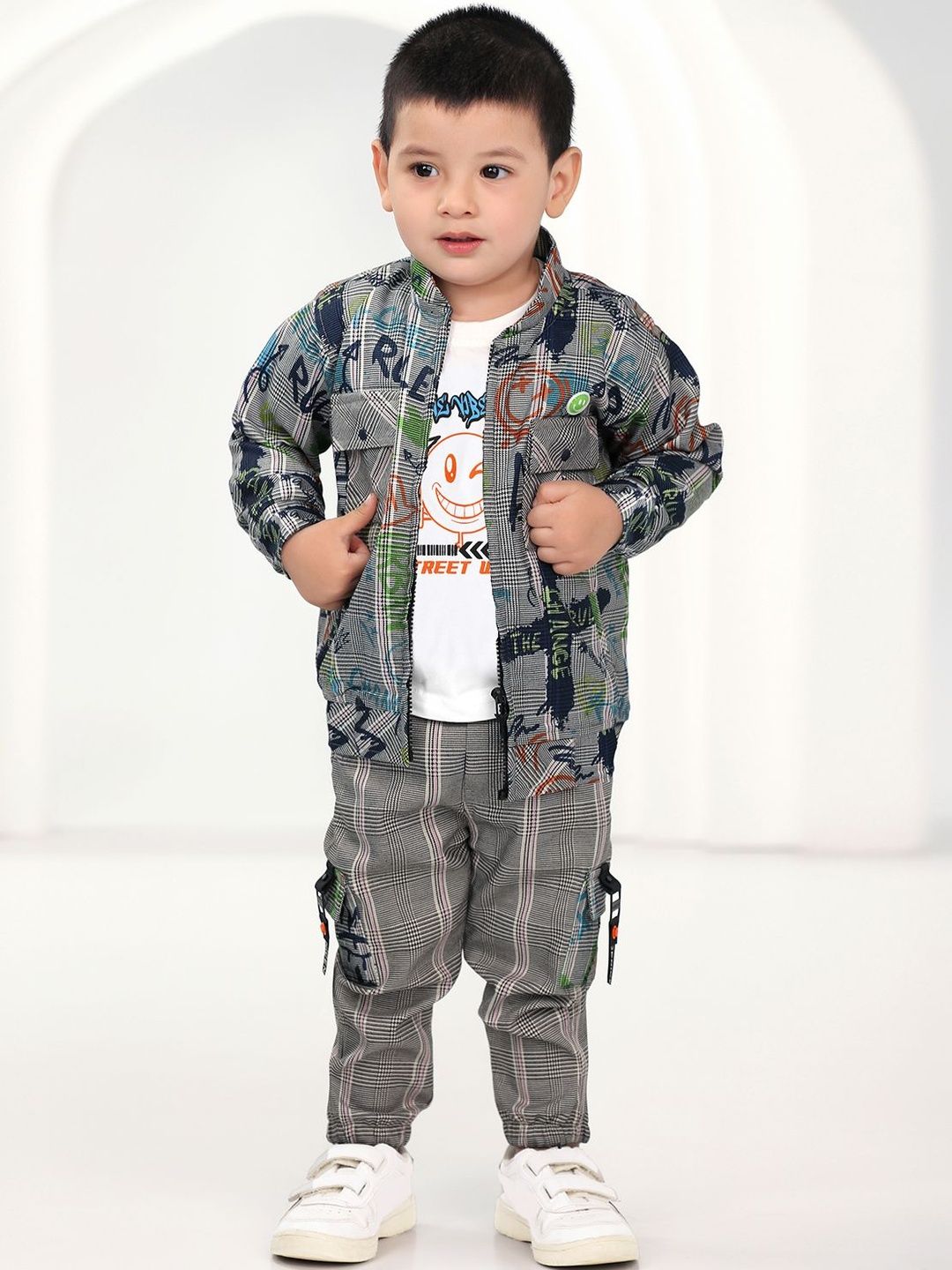 Bad Boys Boys Cotton Blend Printed Clothing Set