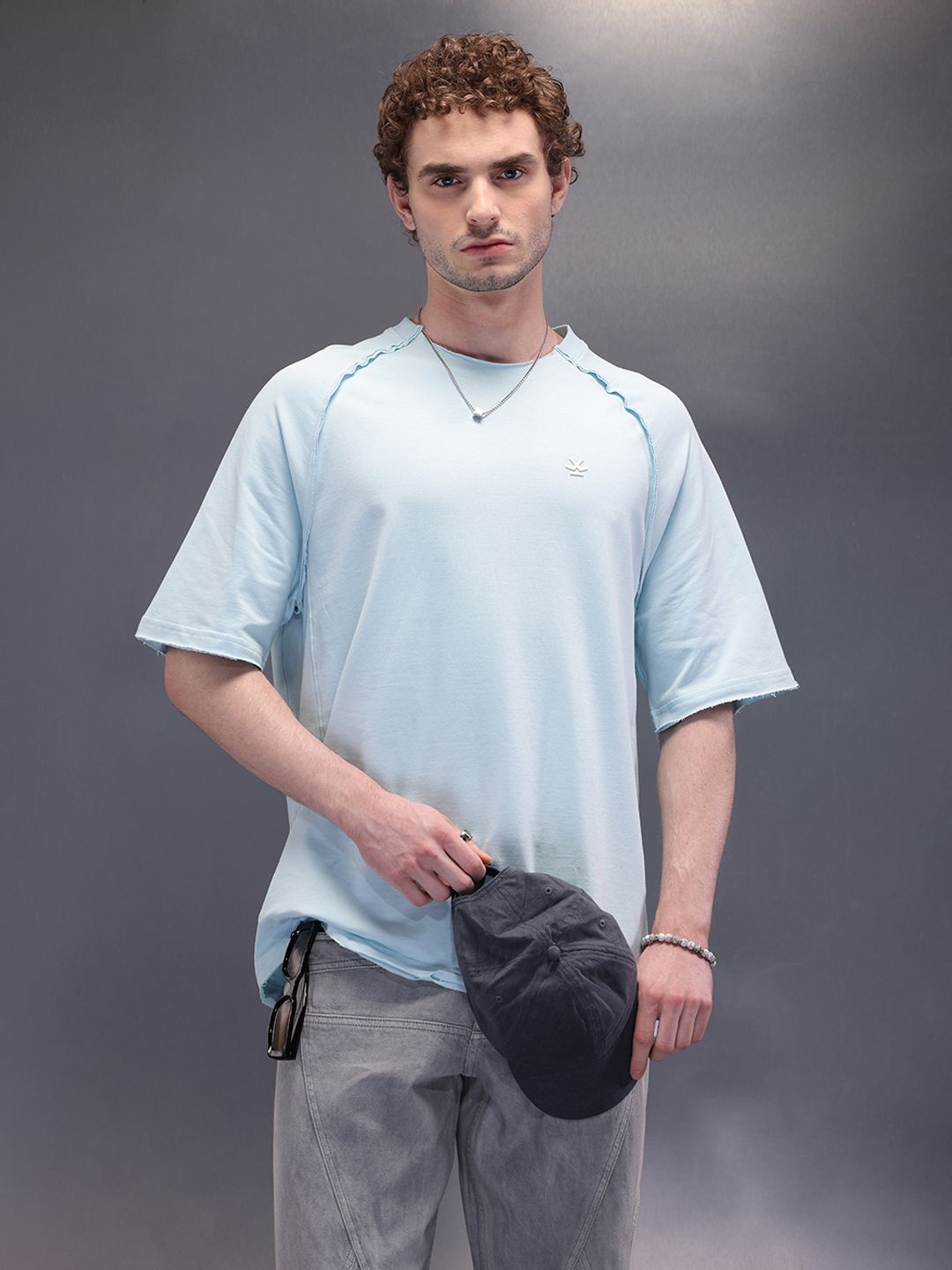 WROGN Men Raglan Sleeves T-shirt