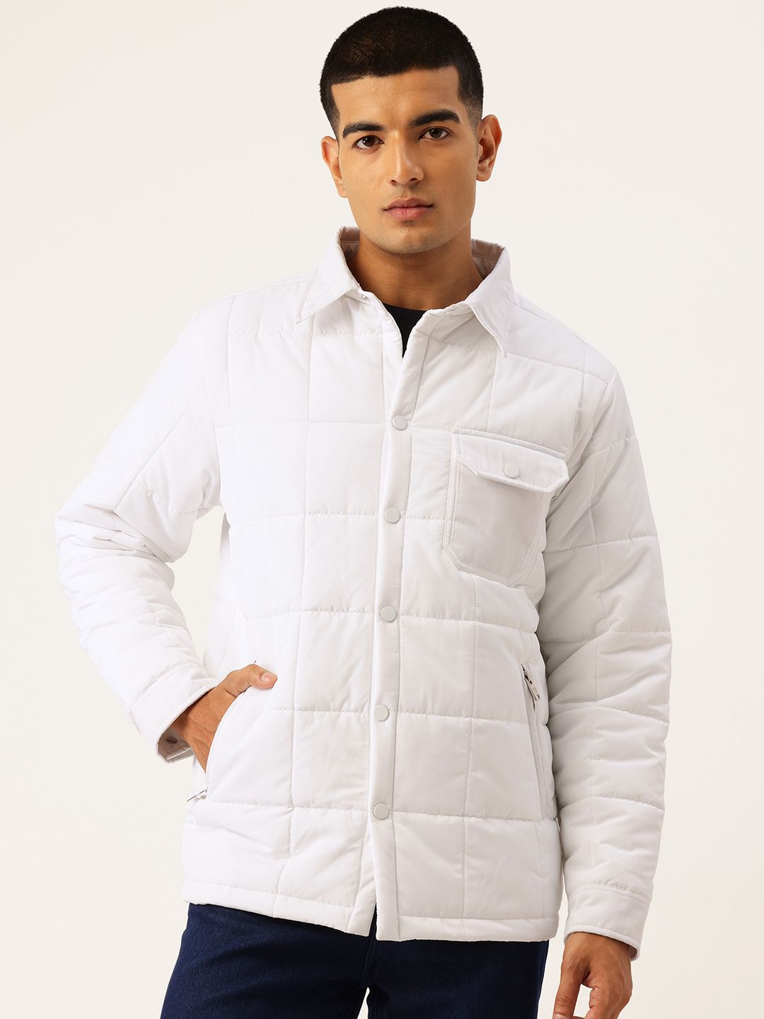 Okane Men Quilted Jacket