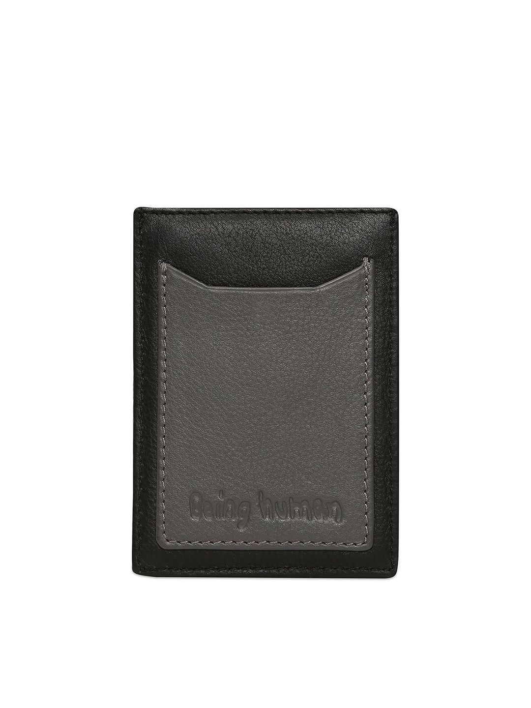 Being Human Men Leather Card Holder