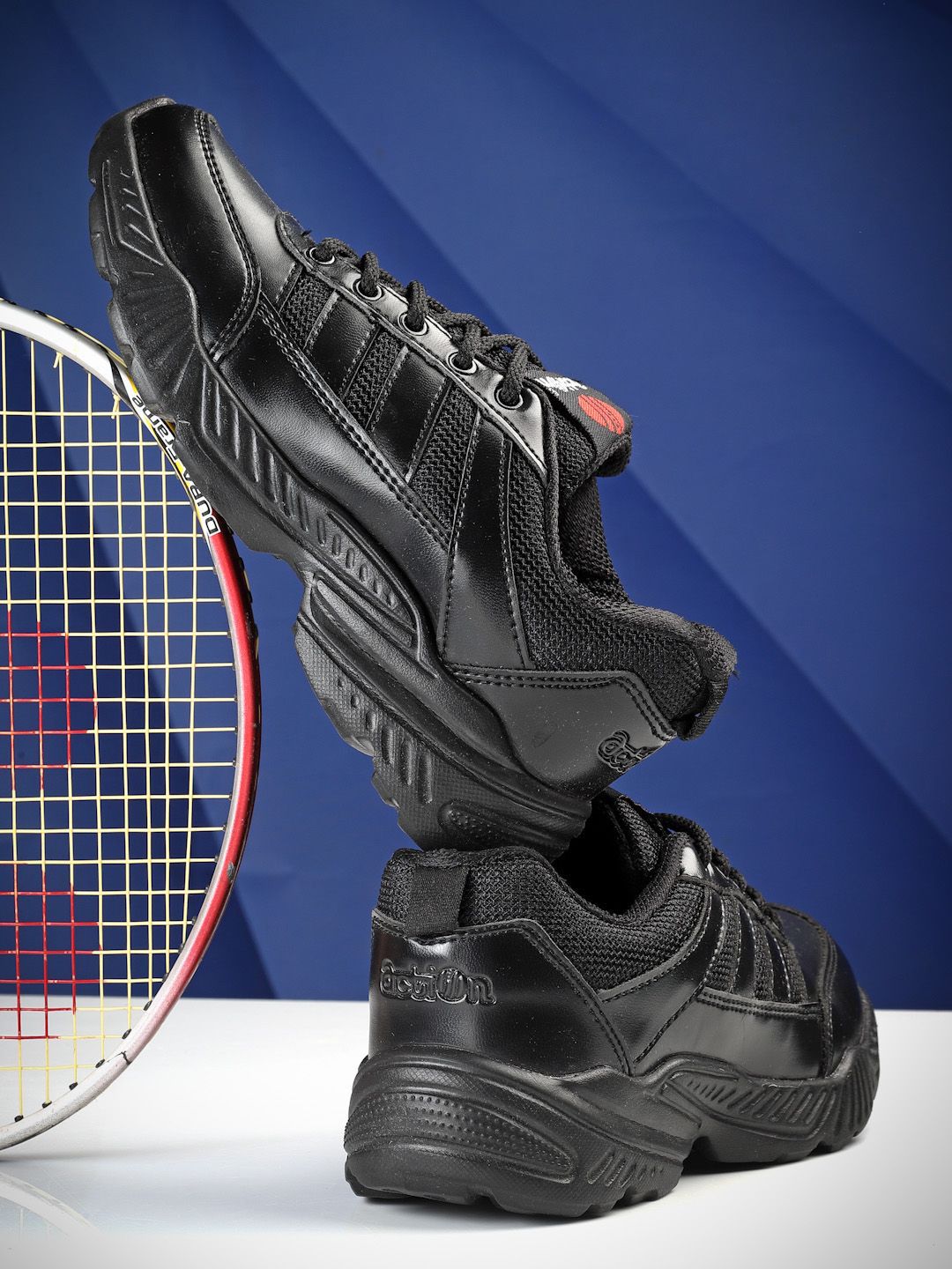 Action Boys Lace-Ups Running Non-Marking Shoes