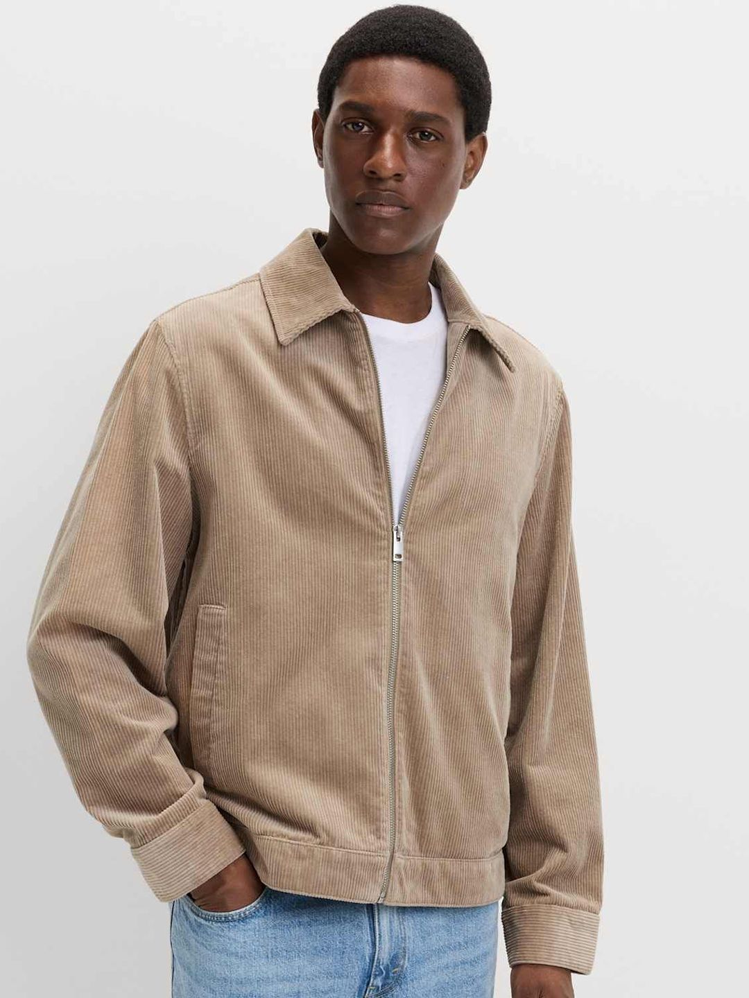 Marks & Spencer Corduroy Harrington Jacket
