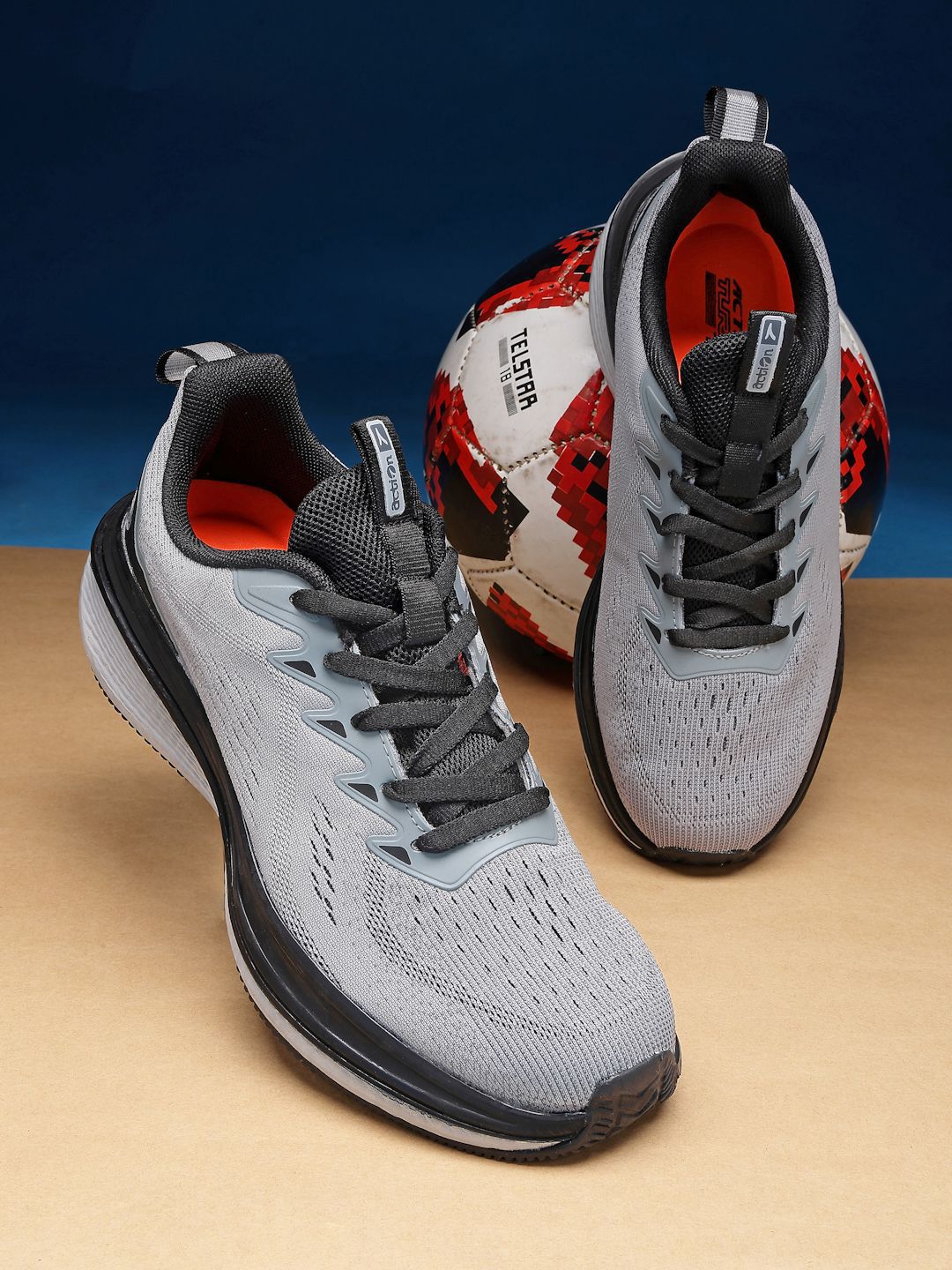 Action TURBO-301 Men Mesh Lace-Up Running Non-Marking Shoes