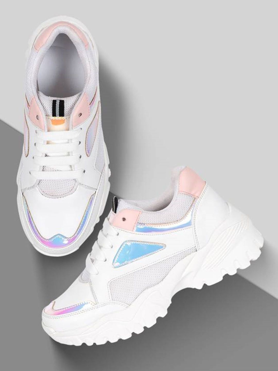 Deals4you Girls Lace-Ups Sneakers