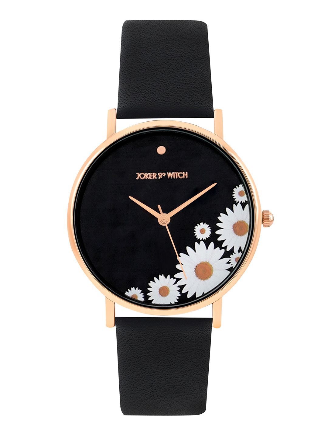 JOKER & WITCH Women Floral Printed Dial & Synthetic Straps Analogue Watch AMWW584