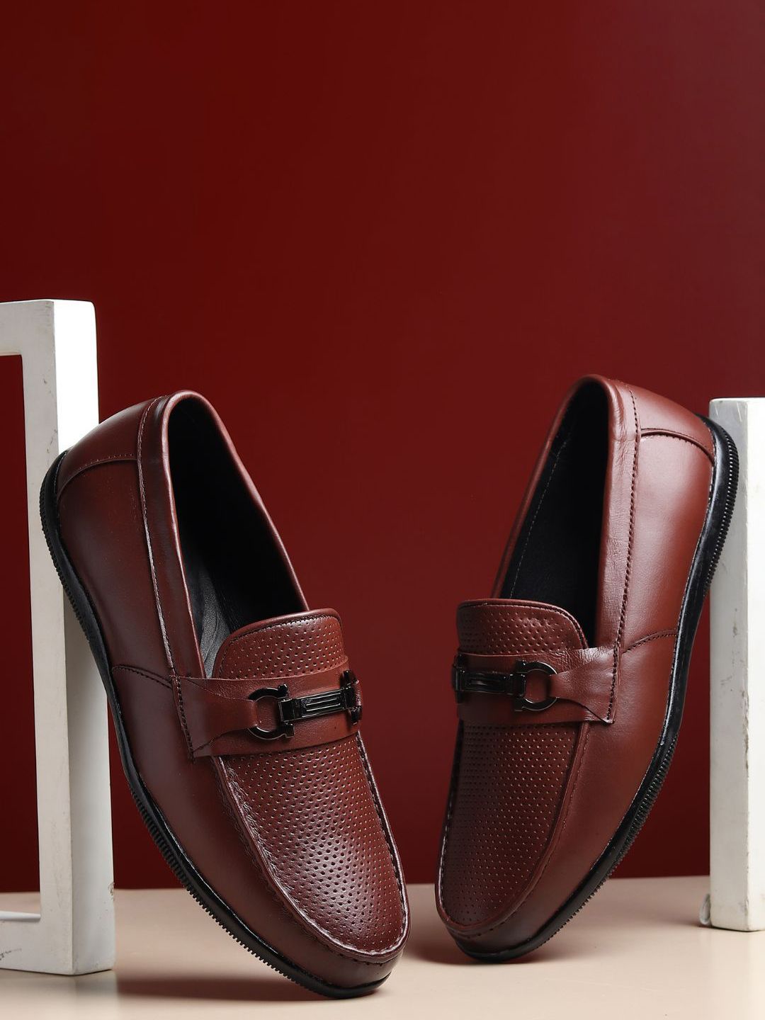 Hayes London Men Leather Formal Loafers