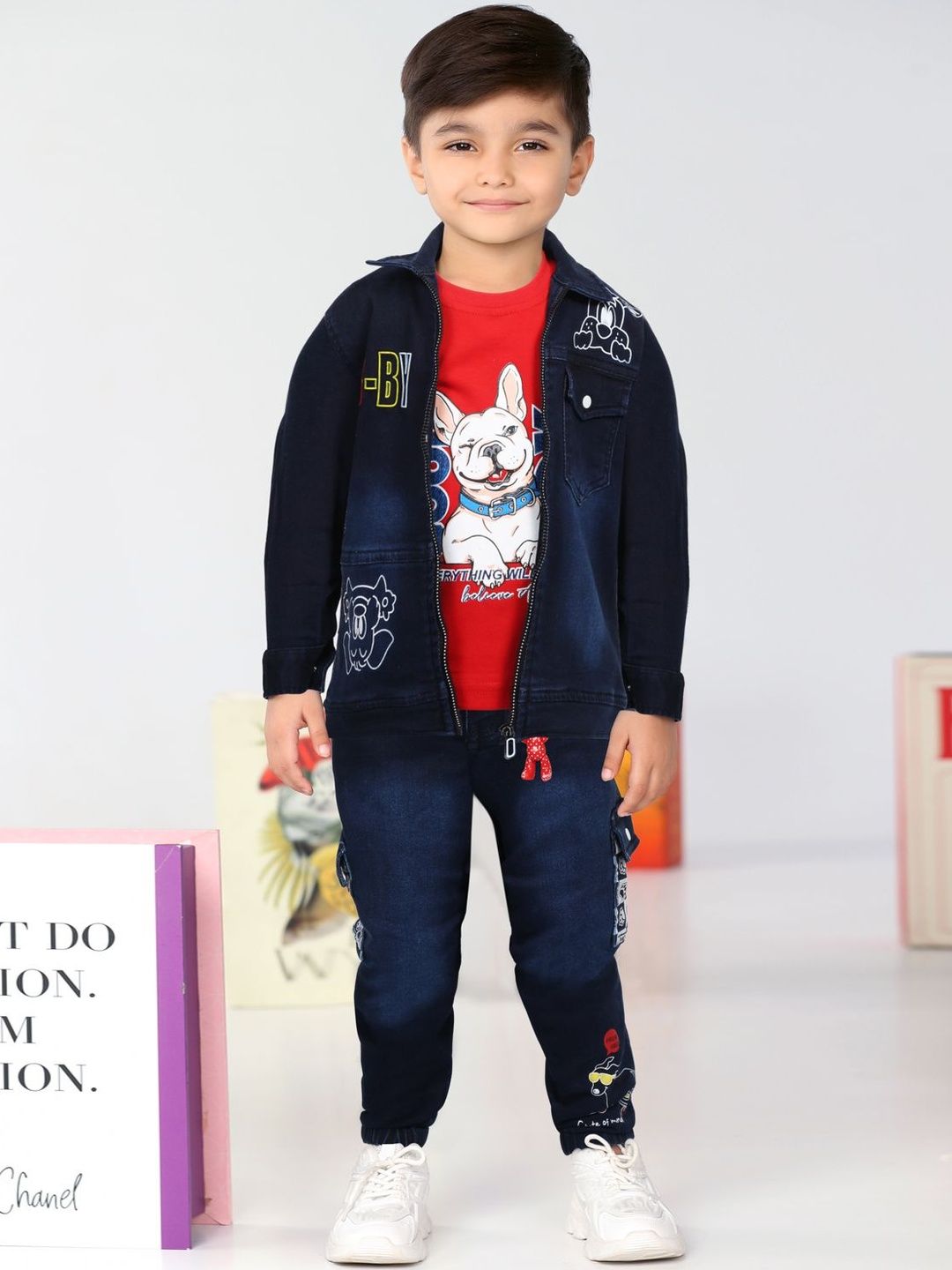 Bad Boys Boys Pure Cotton Printed Clothing Set