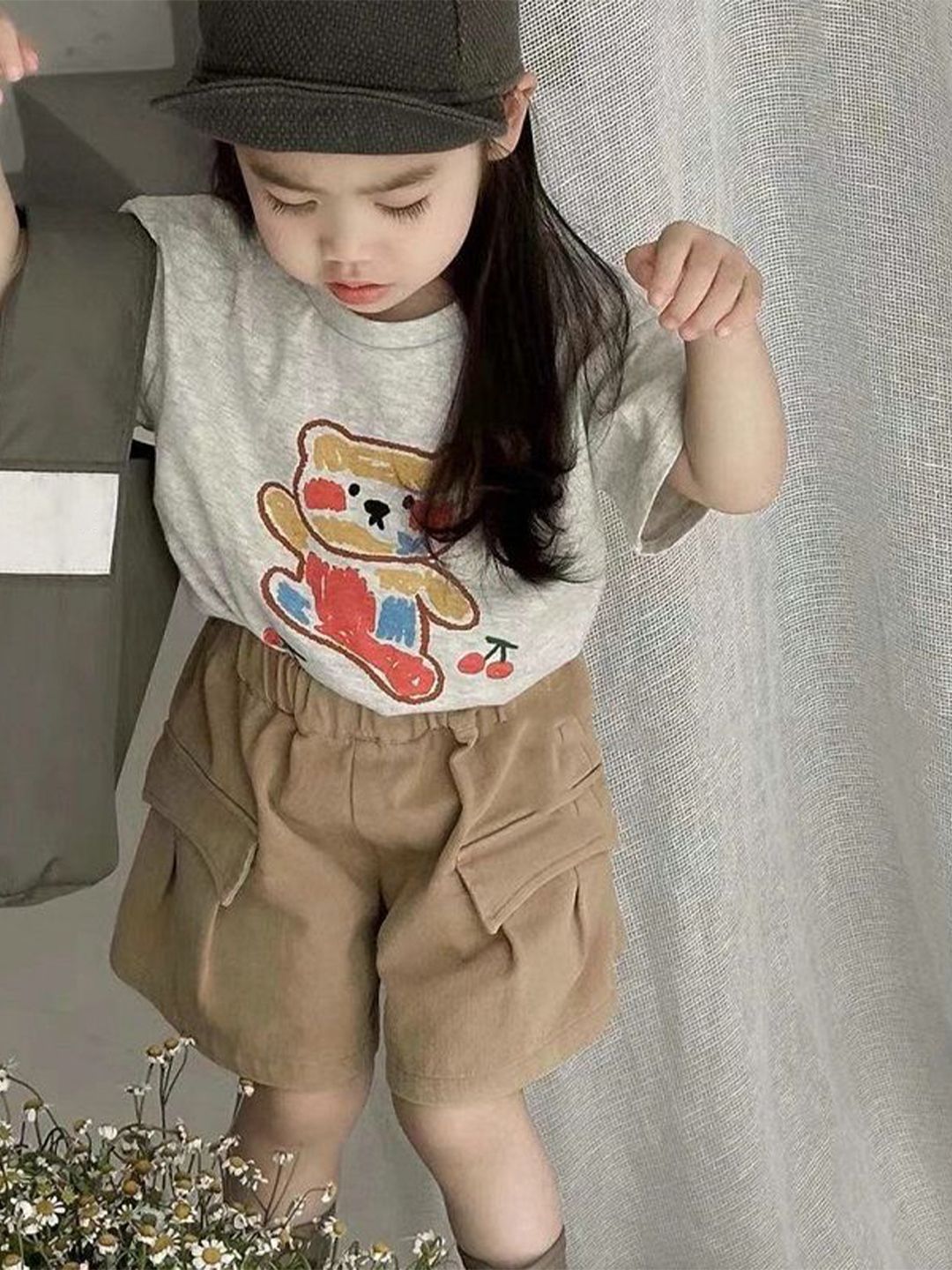 StyleCast x Revolte Girls Printed T-shirt with Shorts