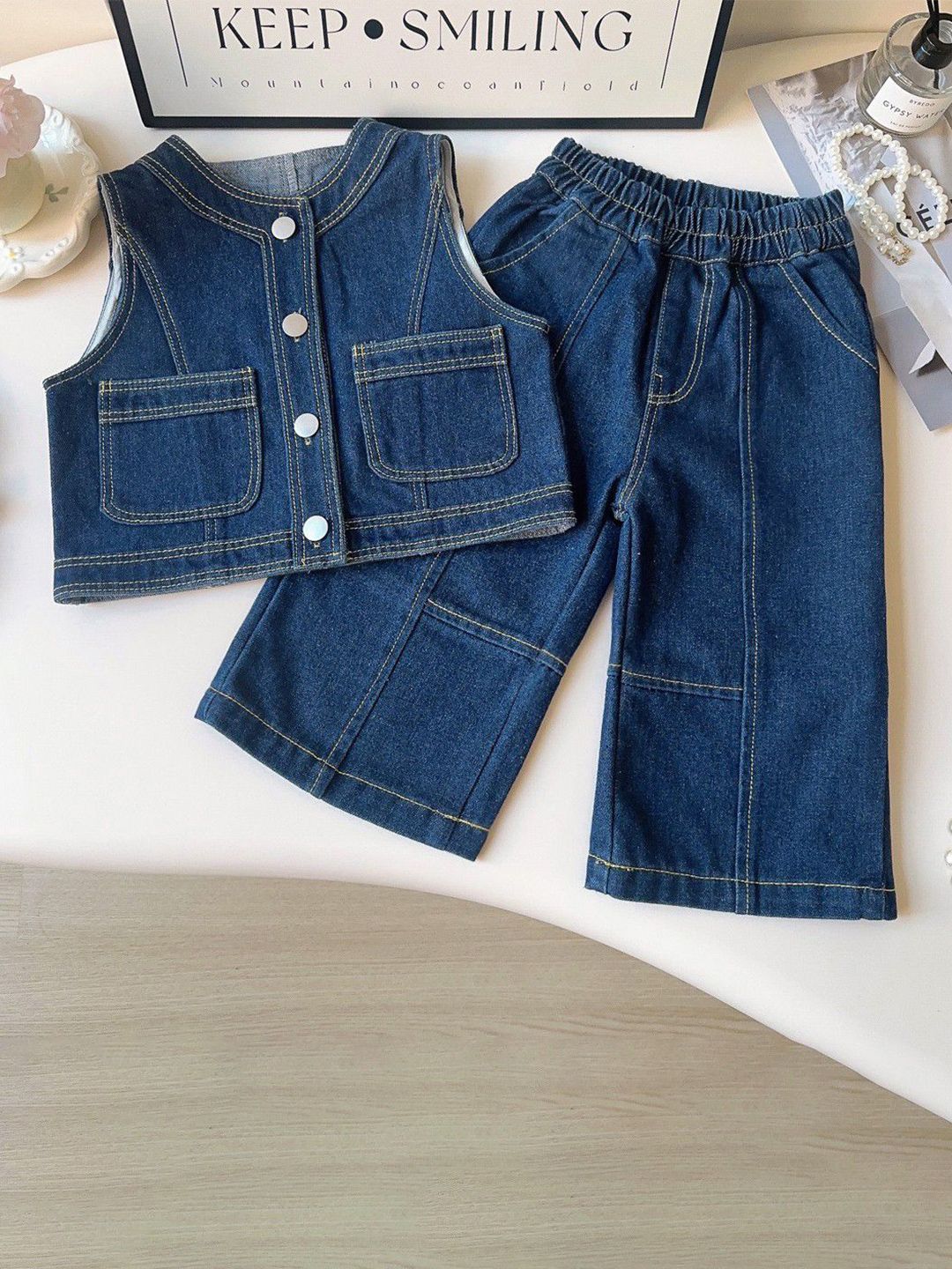 StyleCast x Revolte Girls Top with Trousers